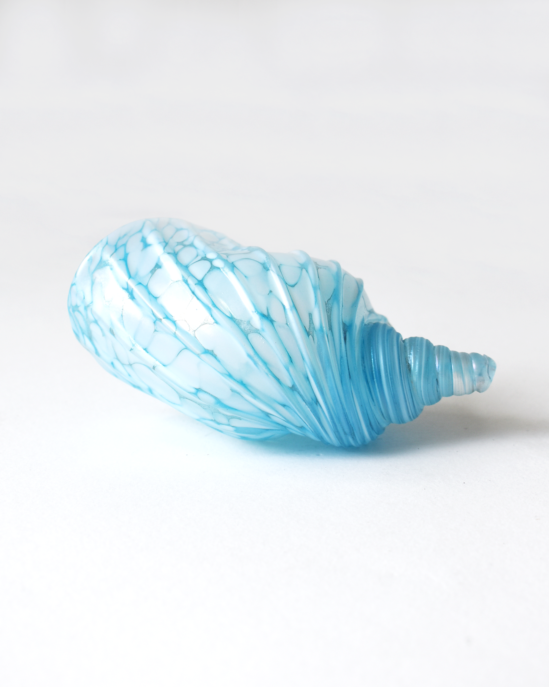 Soft Blue Glass Shell (S)