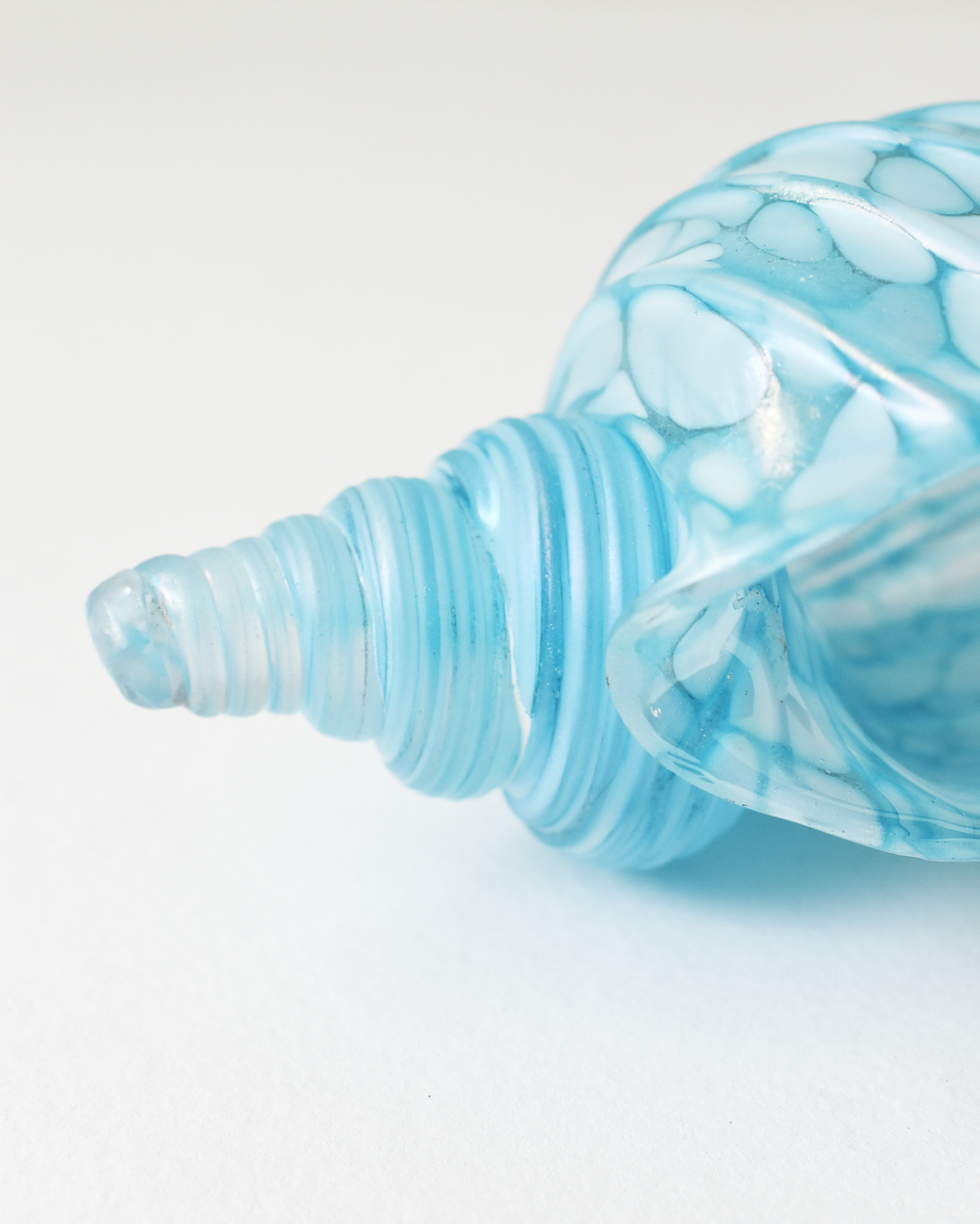Soft Blue Glass Shell (S)