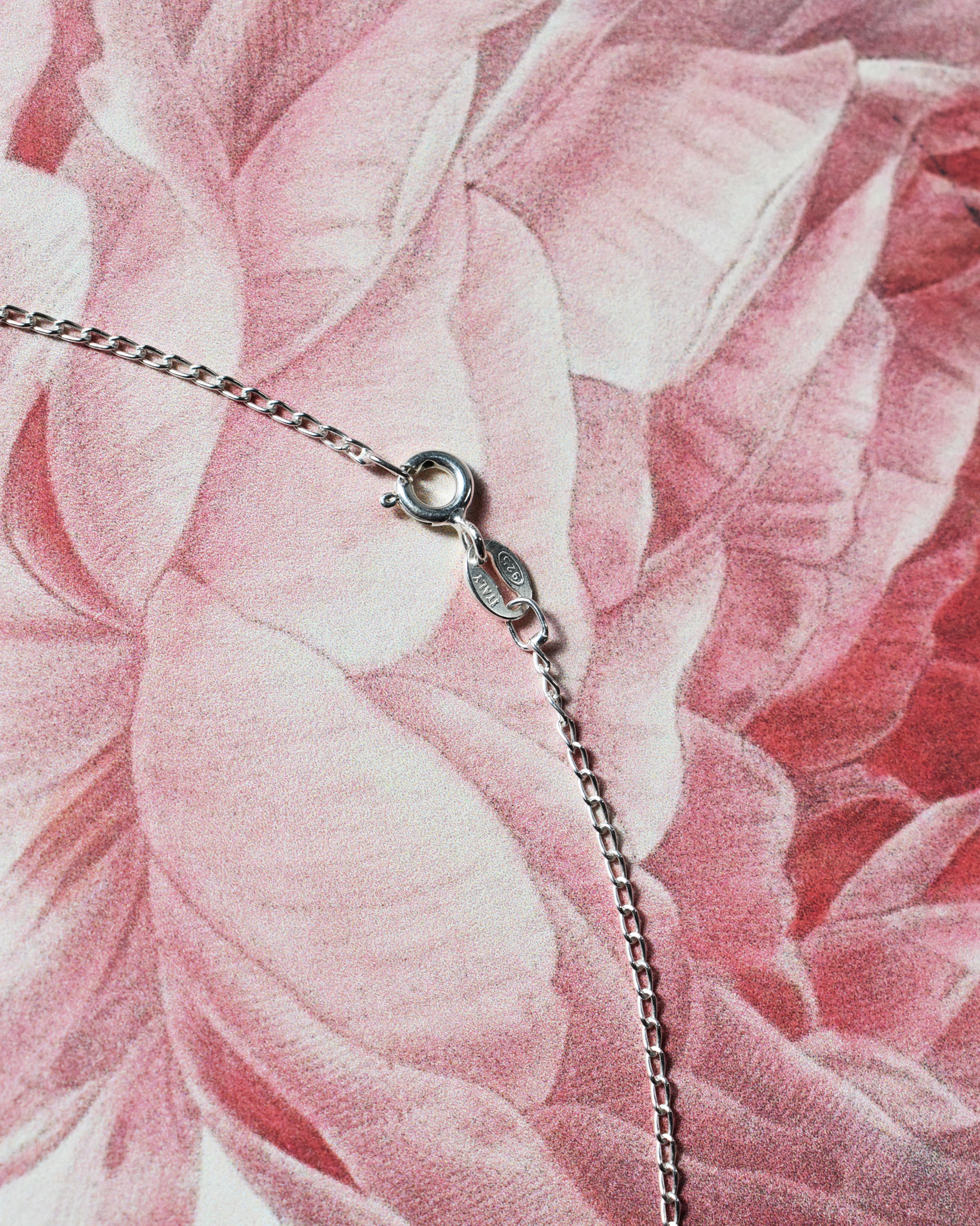 Luminous Blue & Grey Crystal Necklace