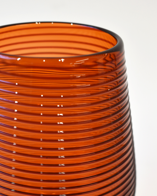 Orange Spiral Tumbler