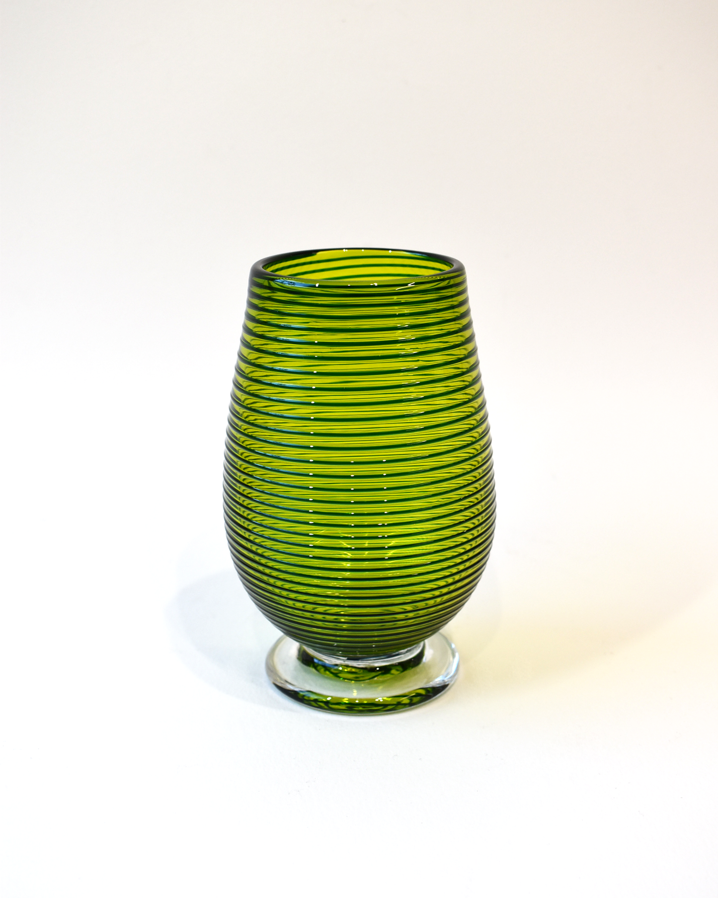 Lime Green Spiral Tumbler