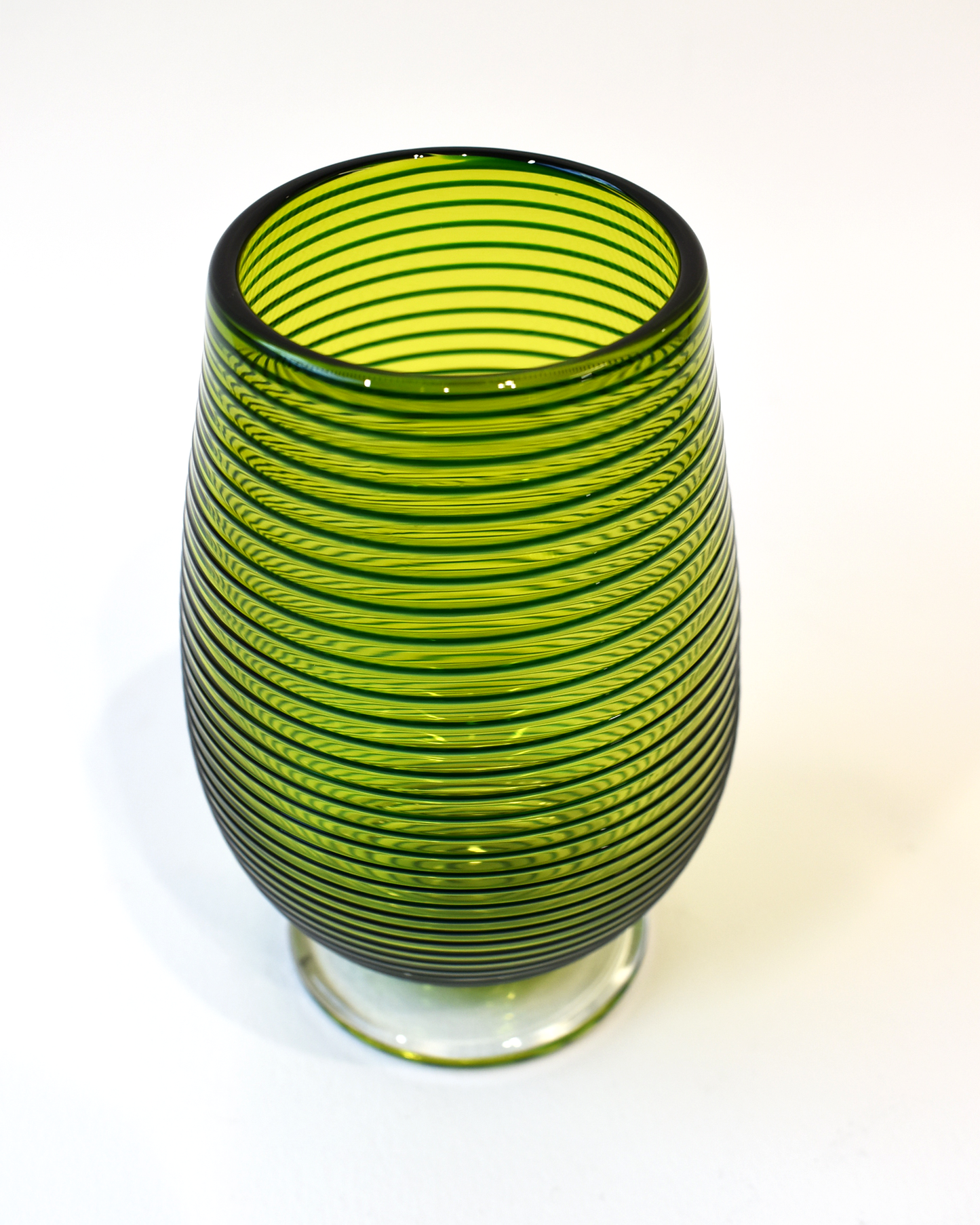 Lime Green Spiral Tumbler