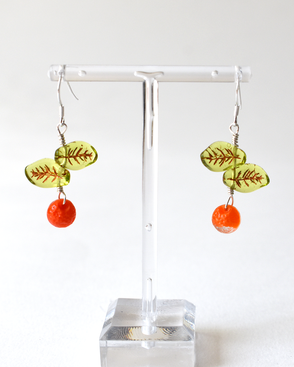 'Summer Oranges' Drop Hook Earrings