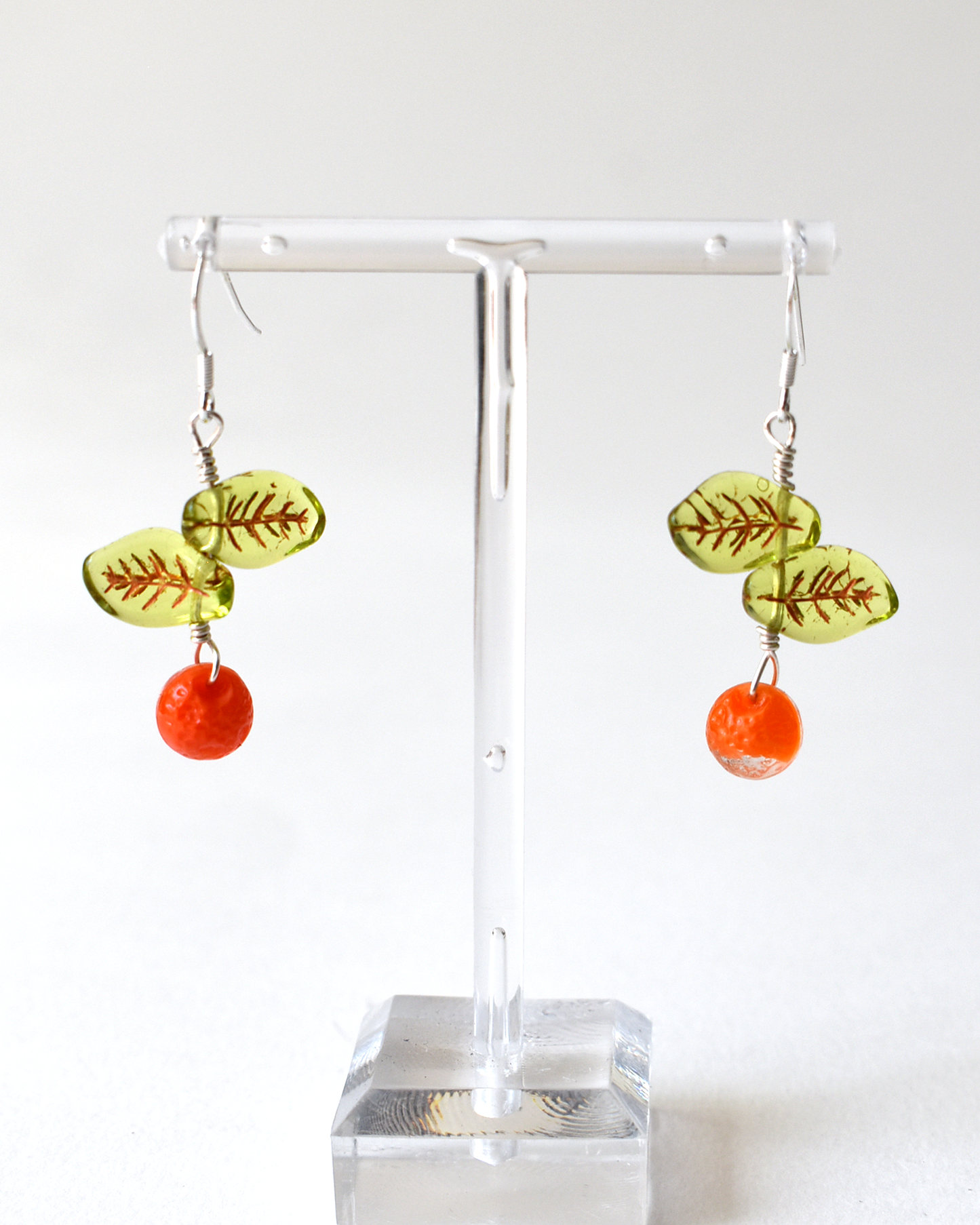 'Summer Oranges' Drop Hook Earrings