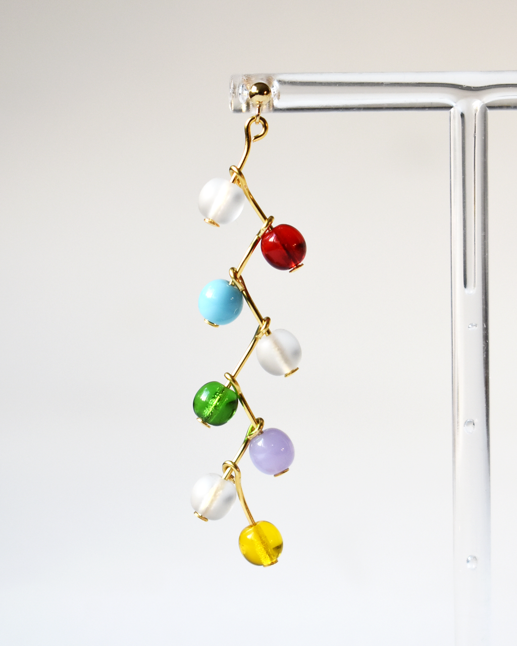 Multicoloured 'Zigzag' Earrings