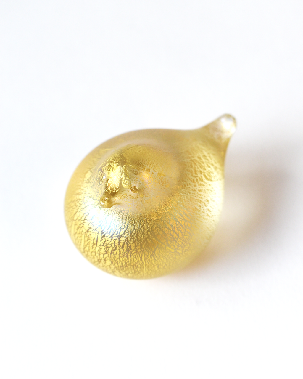 Matt Gold Leaf Nesting Bird
