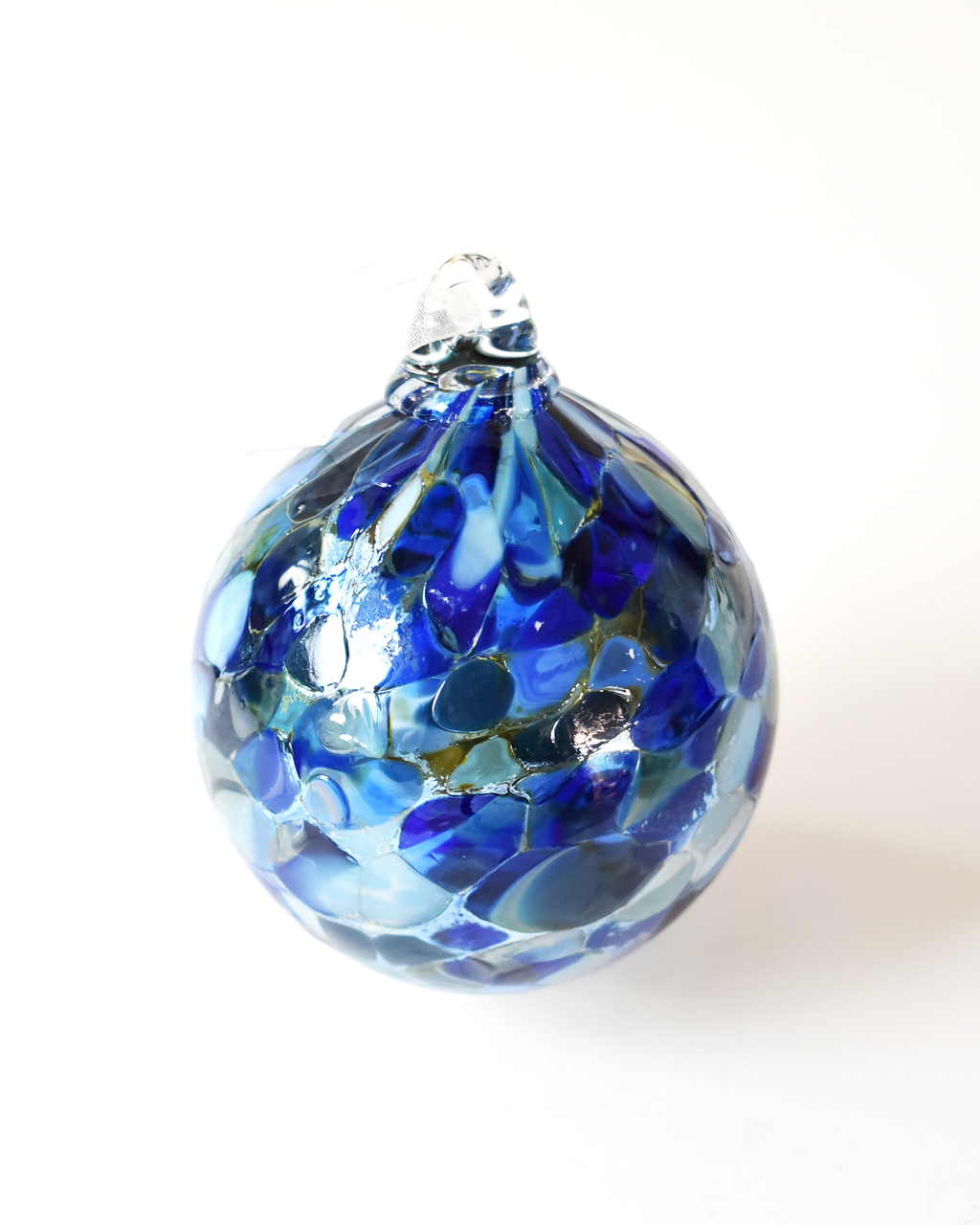 "Ocean Confetti" Mouthblown Glass Bauble