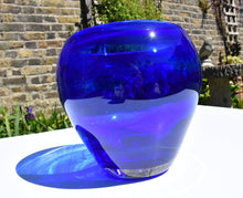 Load image into Gallery viewer, Blue Seas Glass Vase
