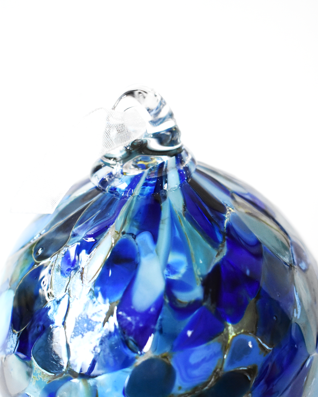"Ocean Confetti" Mouthblown Glass Bauble