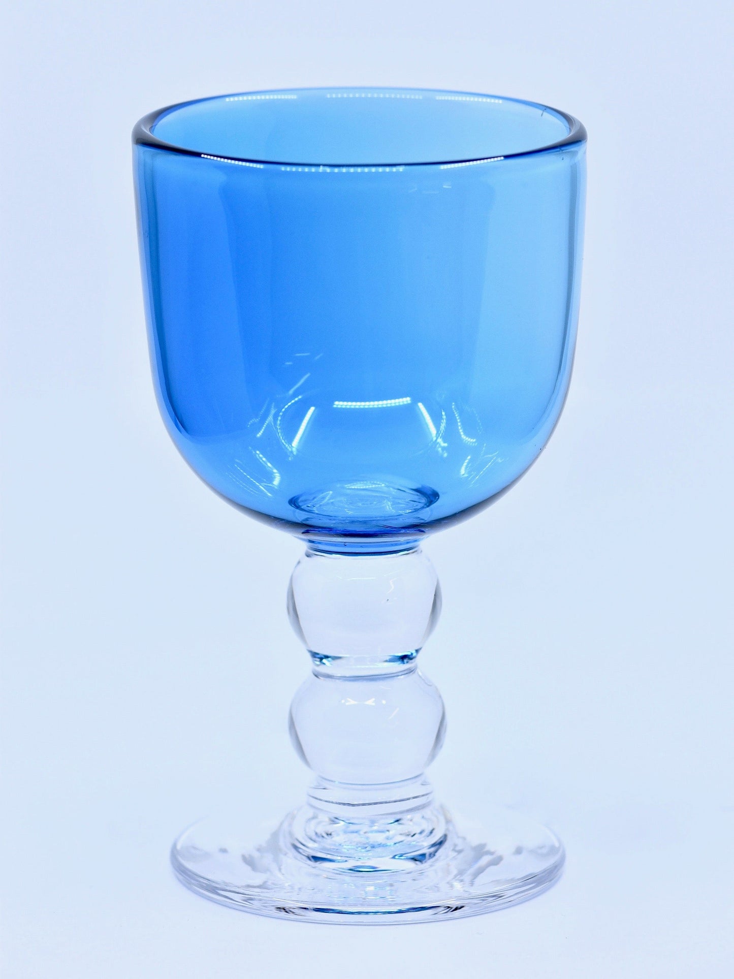 Aqua Wine Glass Goblet - Corley Studio Shop