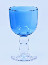 Load image into Gallery viewer, Aqua Wine Glass Goblet
