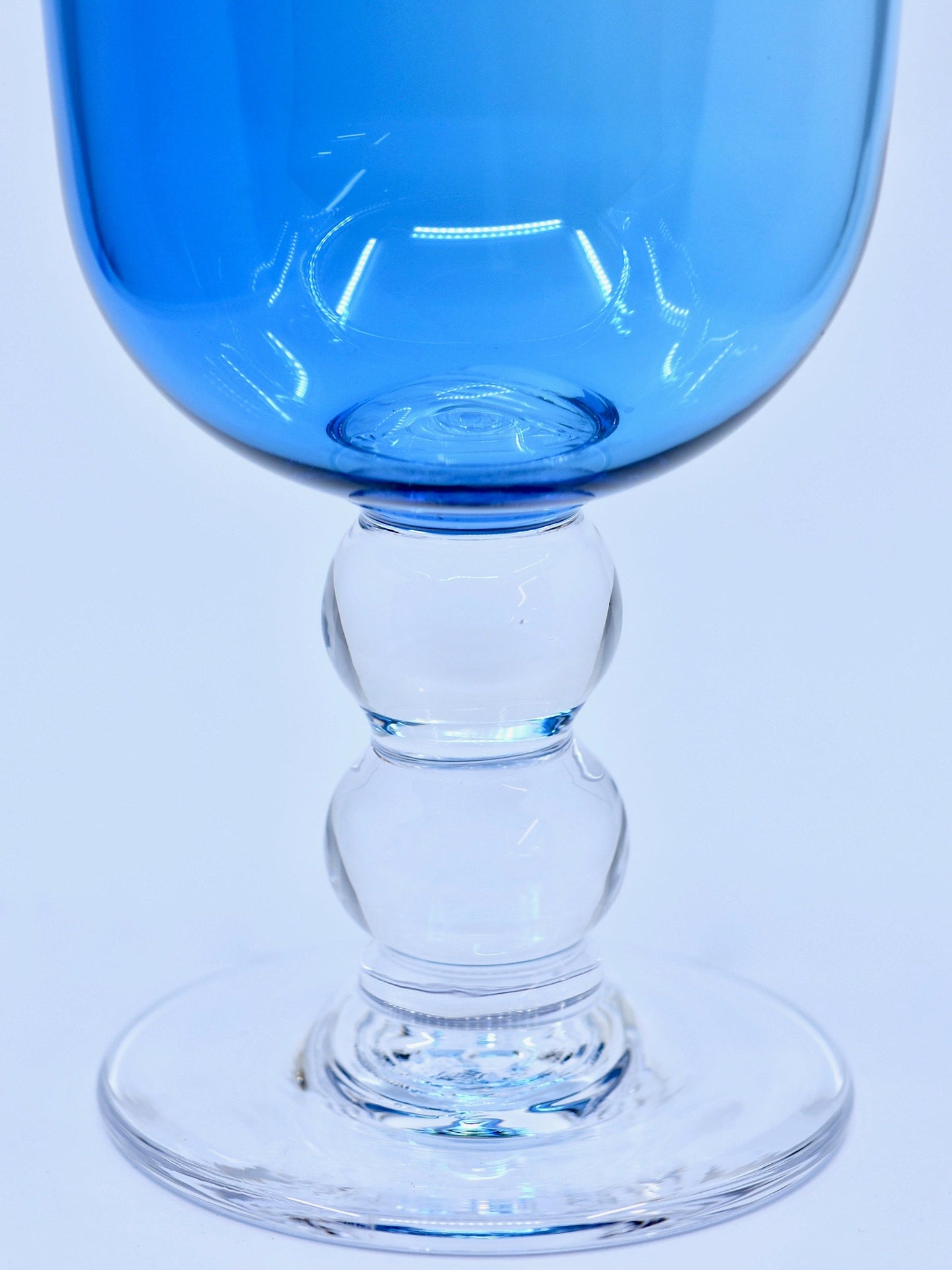 Aqua Wine Glass Goblet - Corley Studio Shop