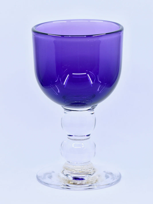 Deep Purple Wine Goblet - Corley Studio Shop