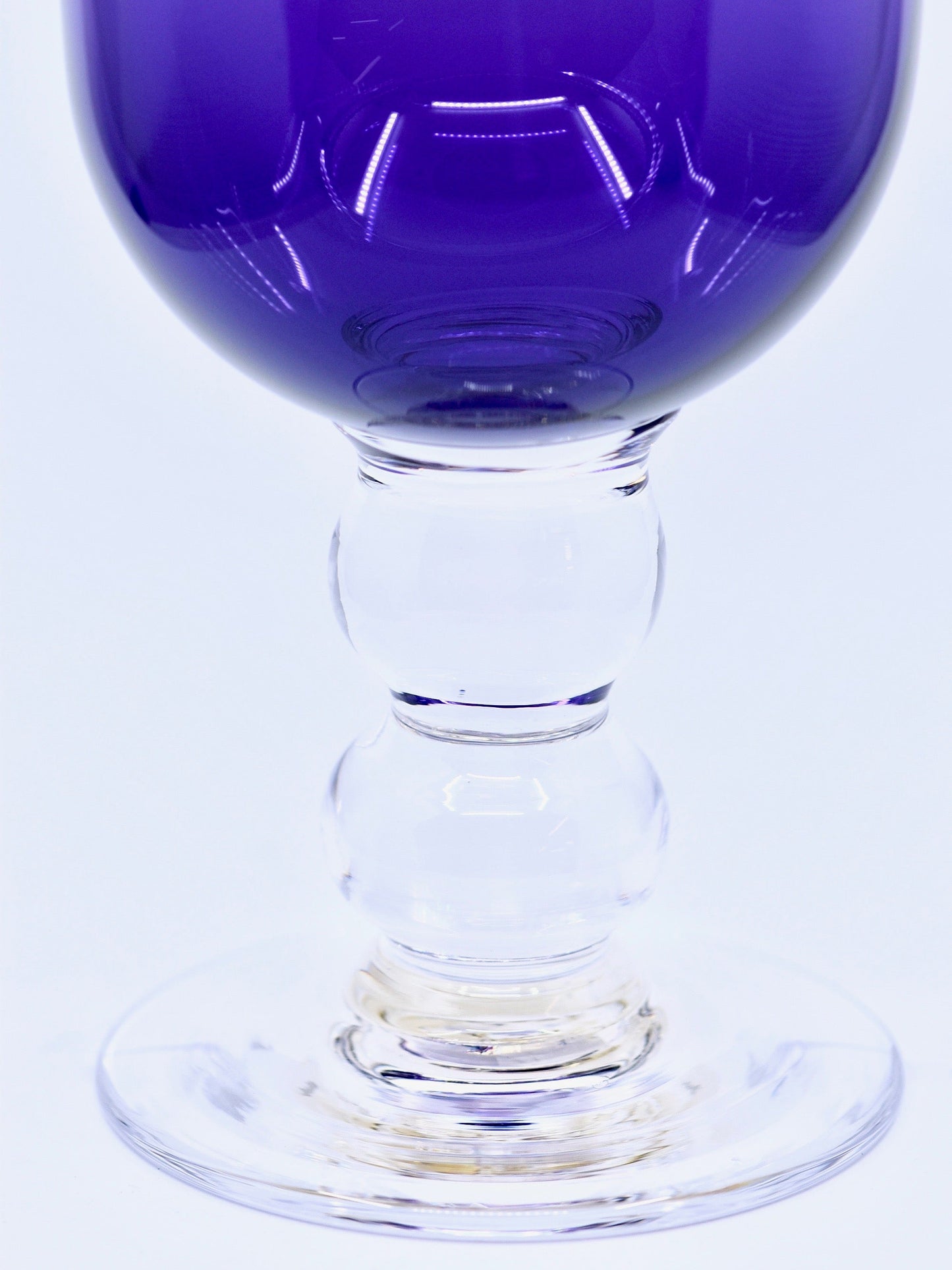 Deep Purple Wine Goblet - Corley Studio Shop