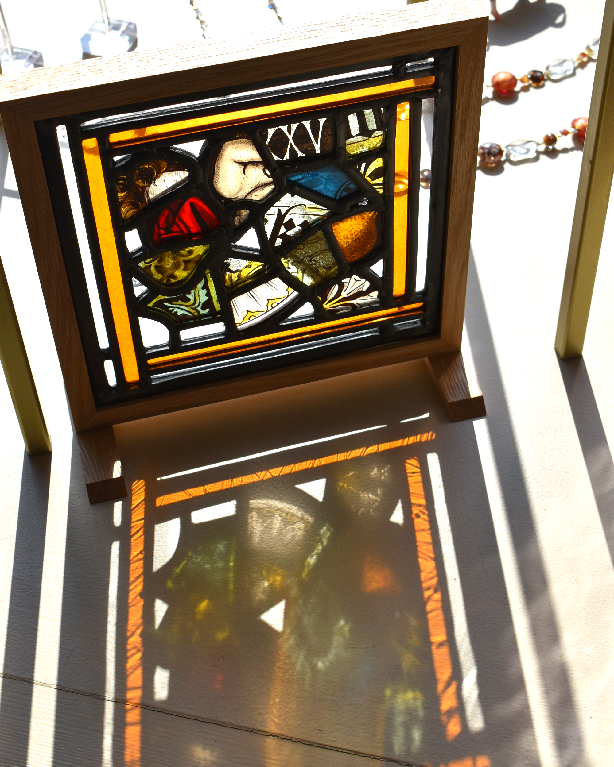 'Victorian Fragments XV' - Stained Glass Panel