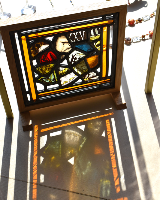 'Victorian Fragments XV' - Stained Glass Panel
