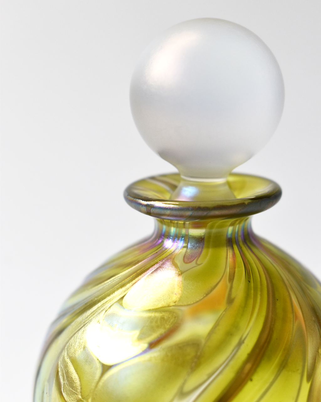 Featherspray Lime Miniature Perfume Bottle