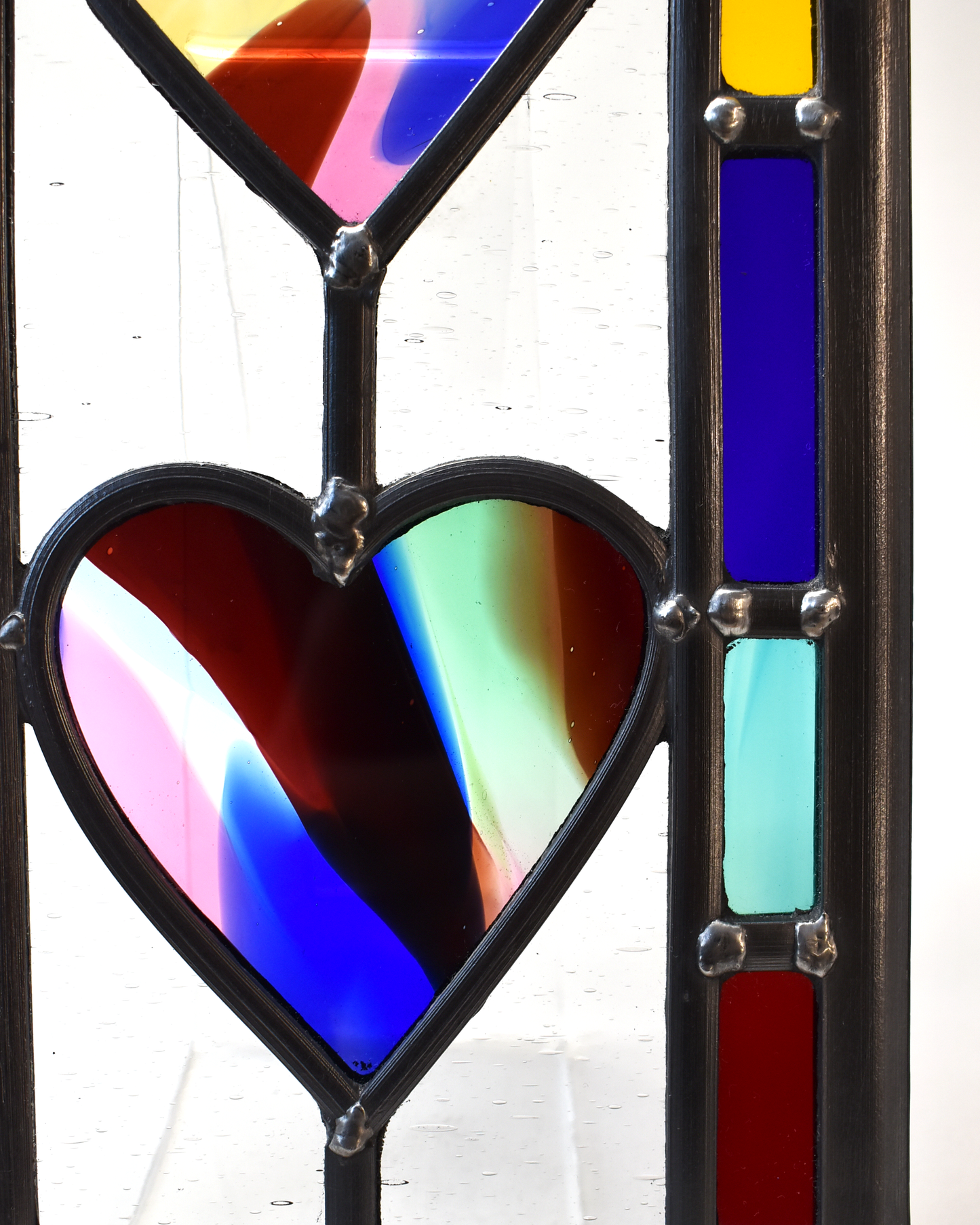 'Heart of Mine' - Stained Glass Panel