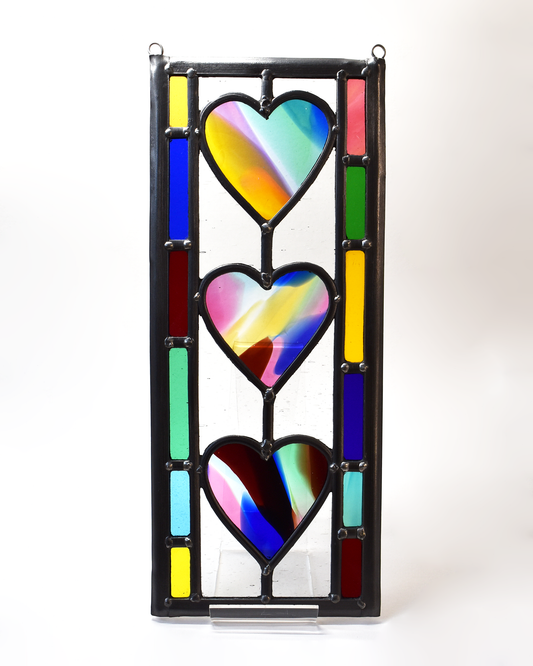 'Heart of Mine' - Stained Glass Panel