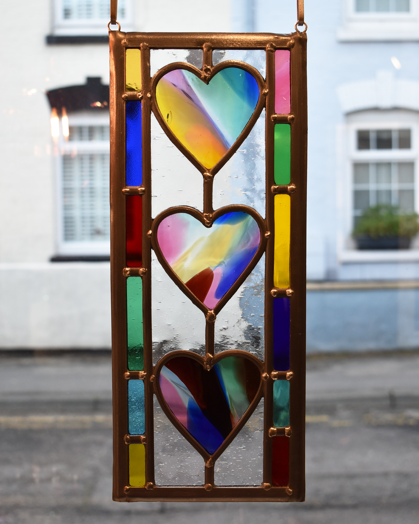 'Heart of Mine' - Stained Glass Panel