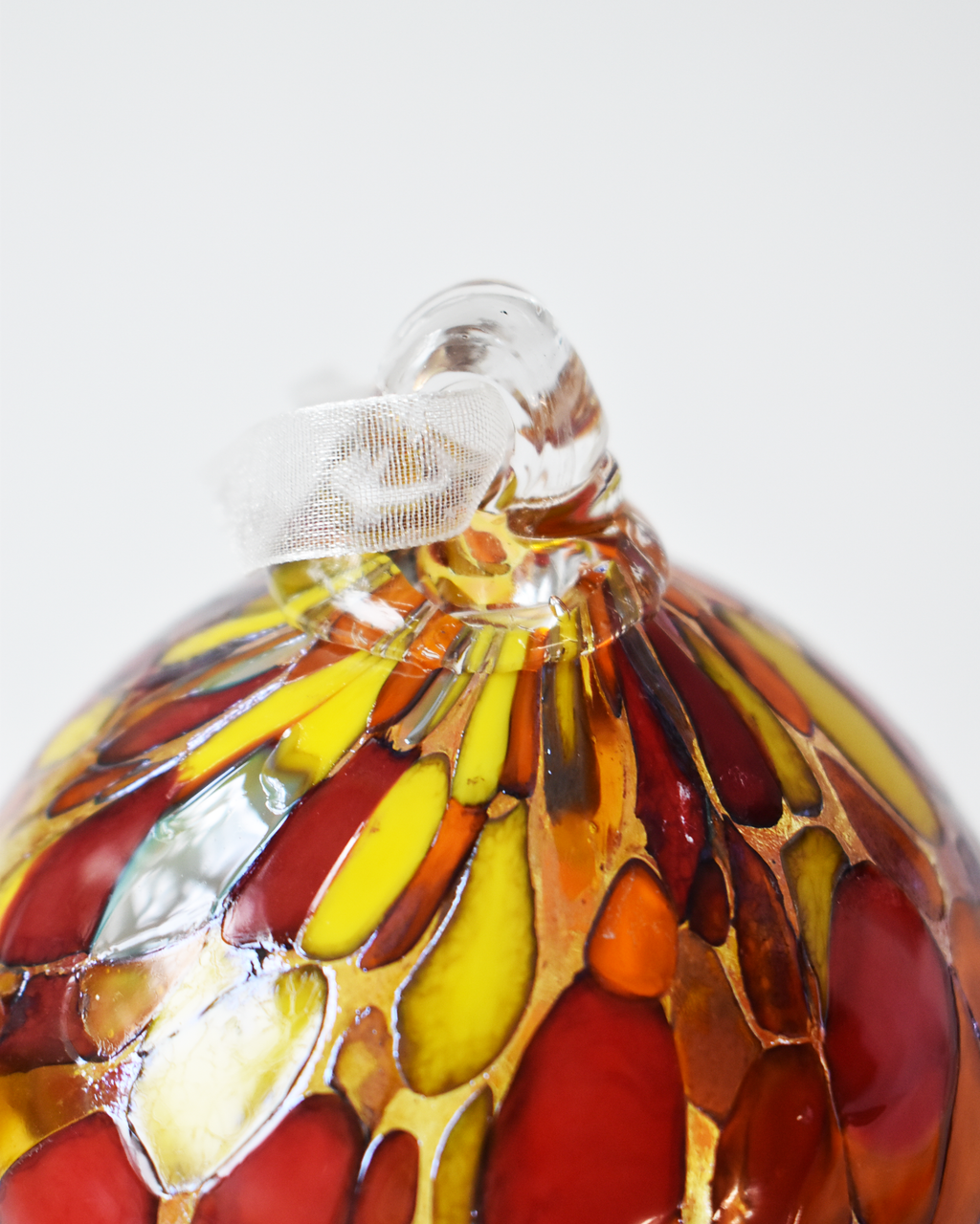 "Ember Glow" Confetti Mouthblown Bauble