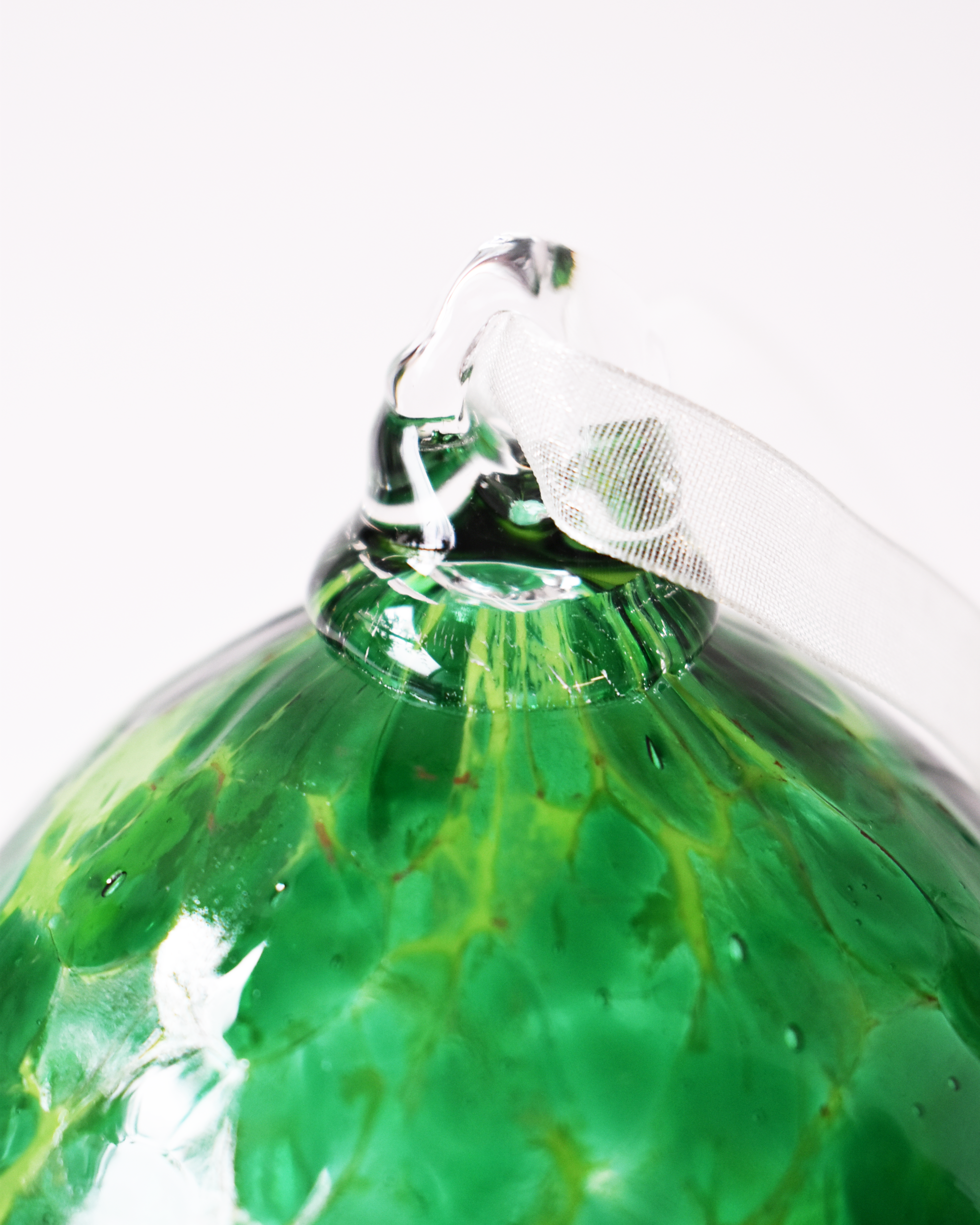 "Evergreen" Confetti Mouthblown Bauble