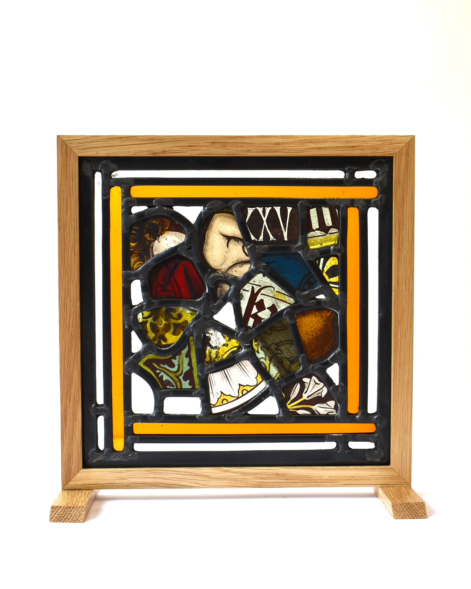 'Victorian Fragments XV' - Stained Glass Panel
