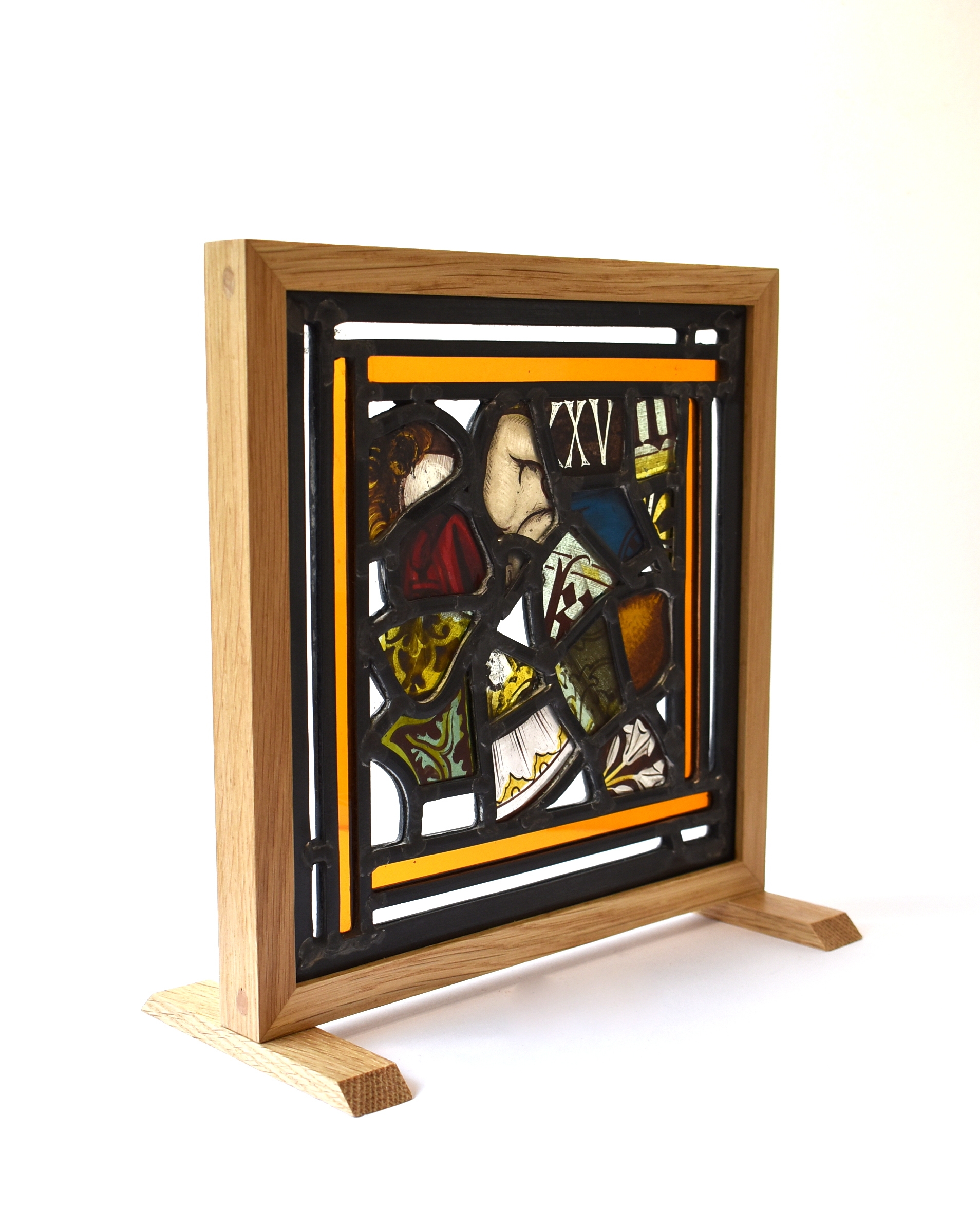'Victorian Fragments XV' - Stained Glass Panel
