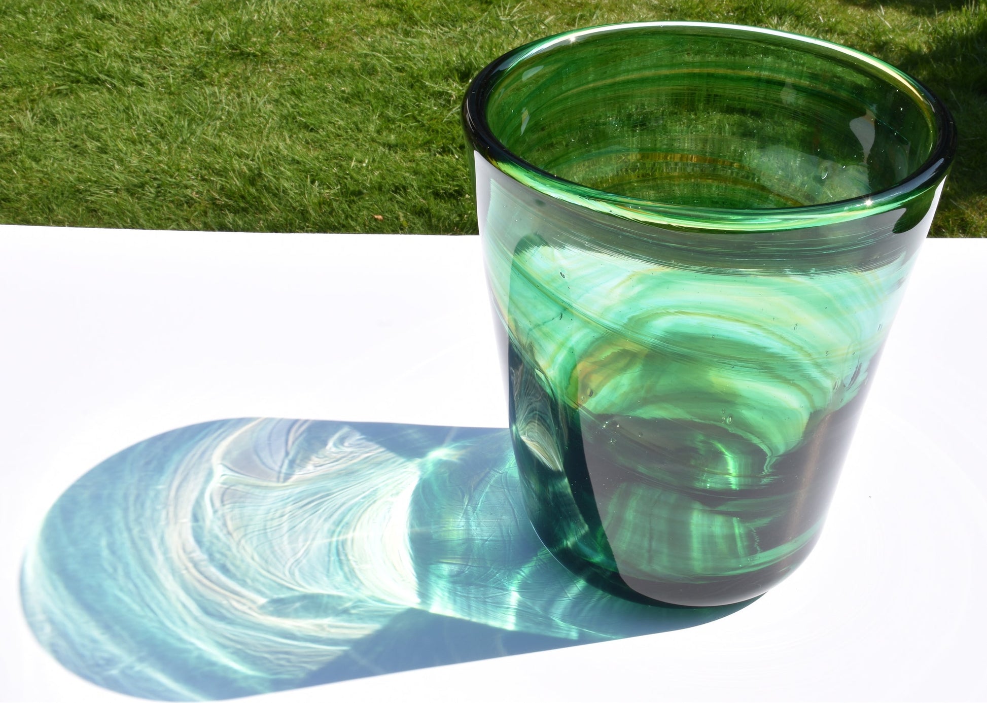 Green Haze Glass Vase - Corley Studio Shop