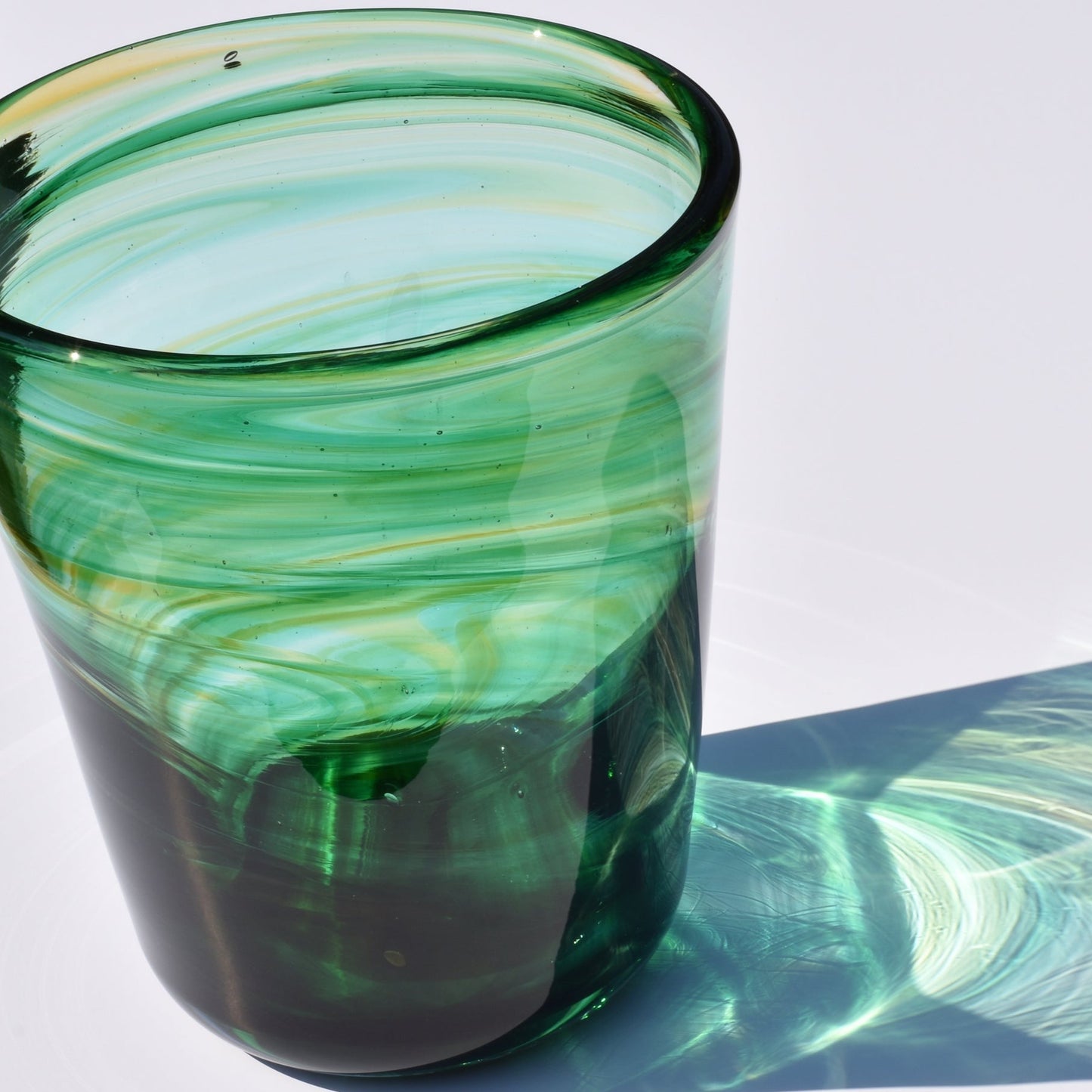 Green Haze Glass Vase - Corley Studio Shop