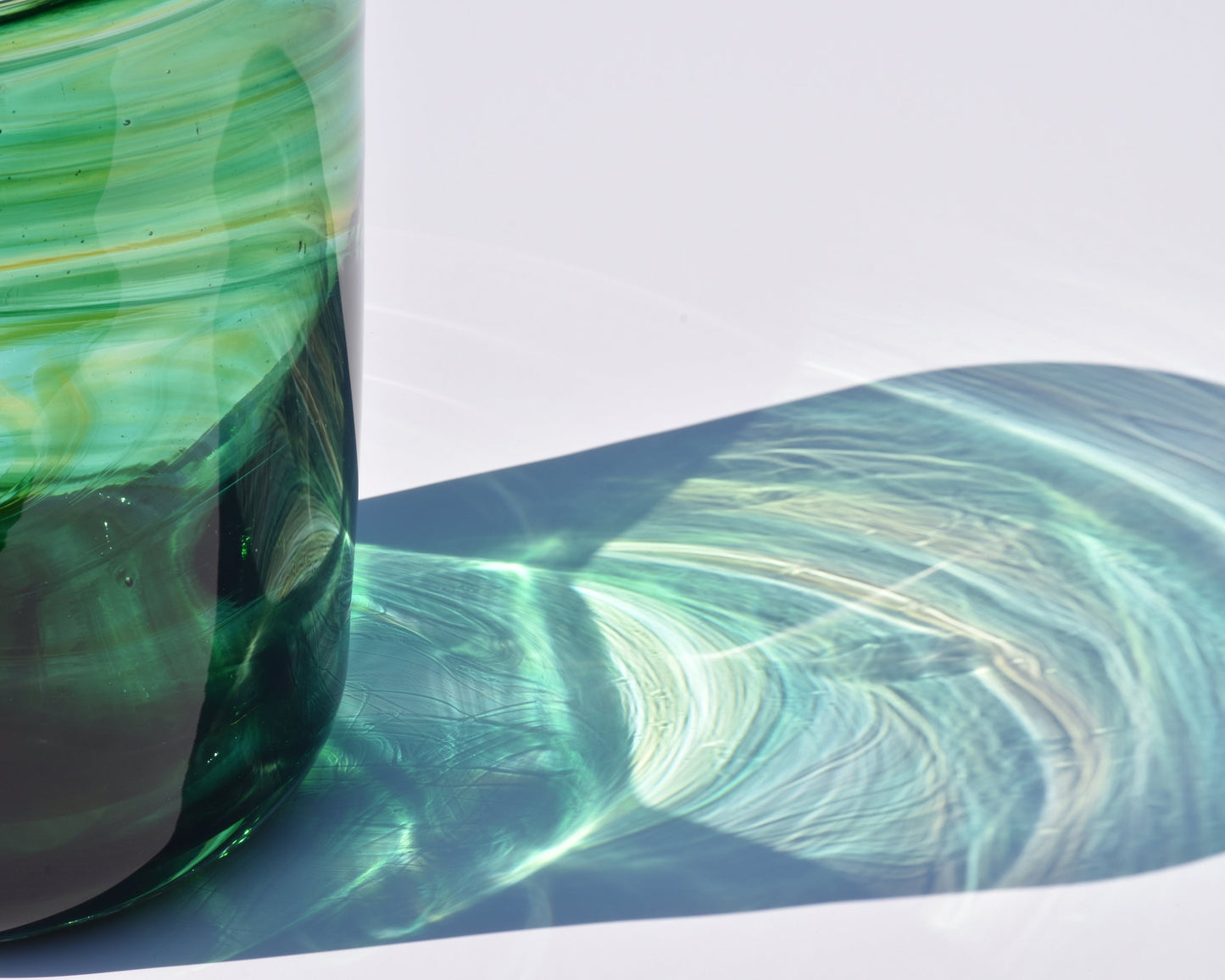 Green Haze Glass Vase - Corley Studio Shop