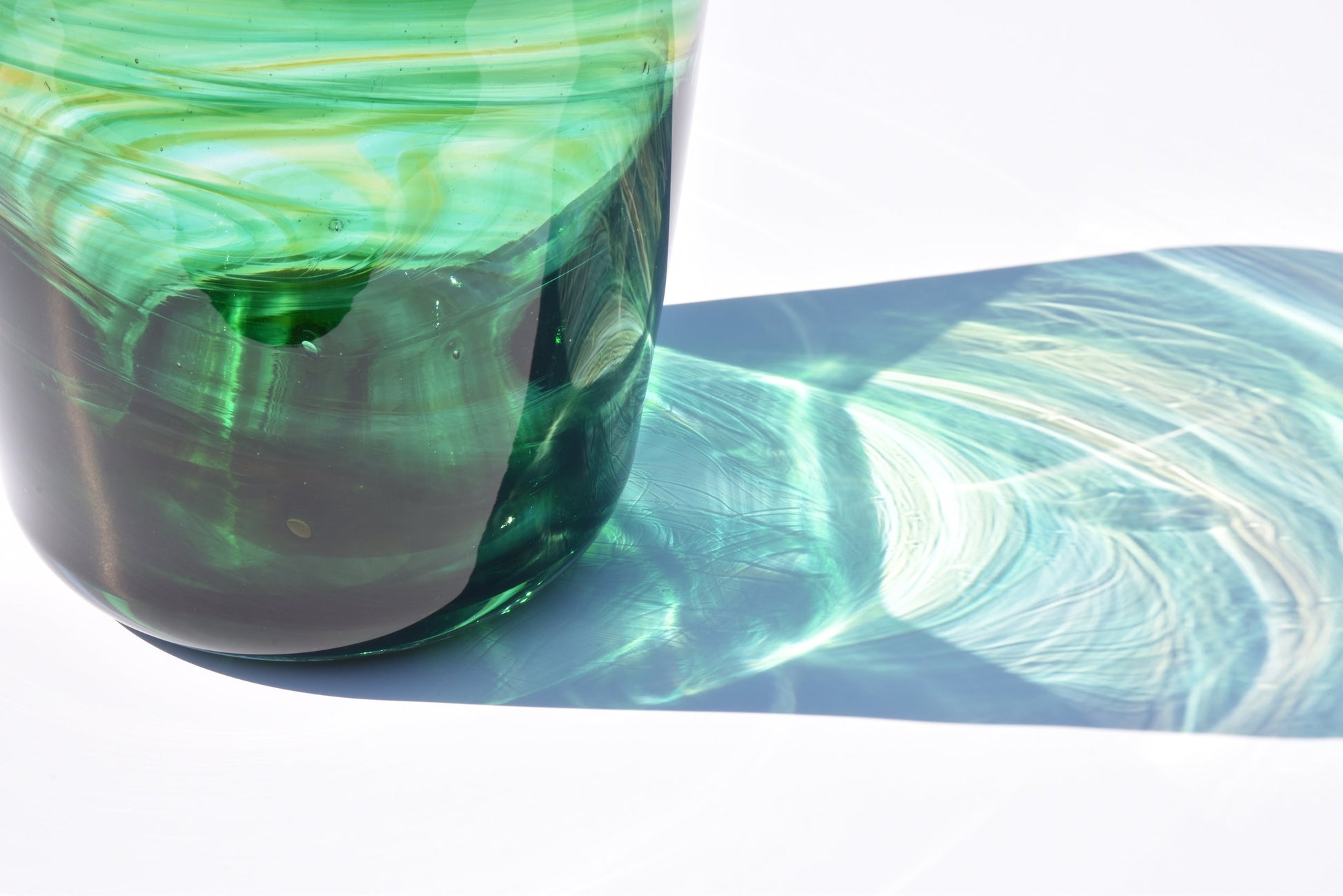 Green Haze Glass Vase - Corley Studio Shop