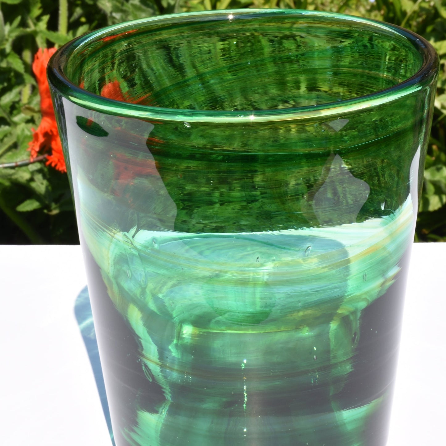 Green Haze Glass Vase - Corley Studio Shop