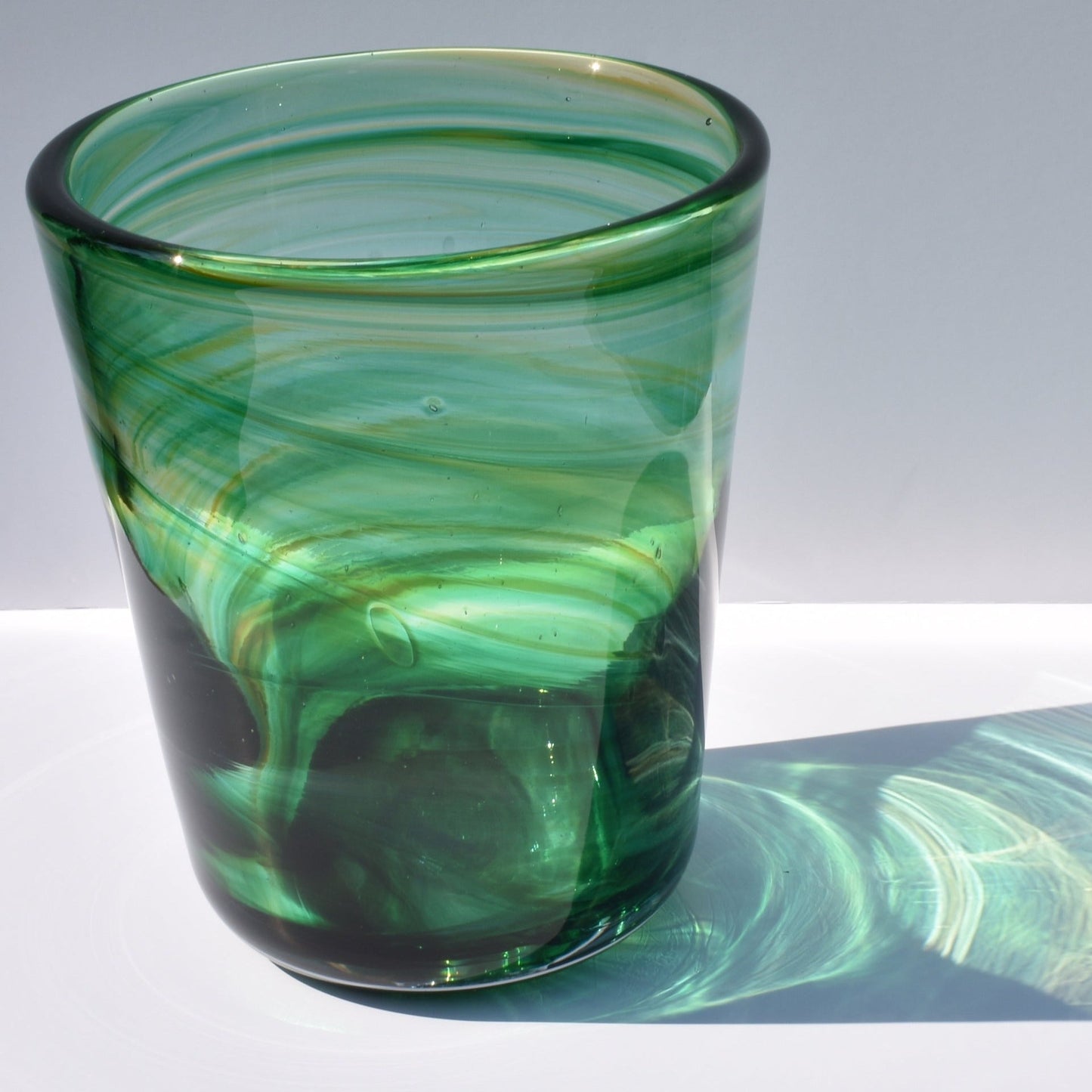 Green Haze Glass Vase - Corley Studio Shop