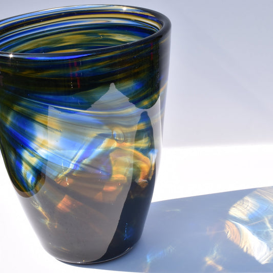 Midnight Glass Vase - Corley Studio Shop