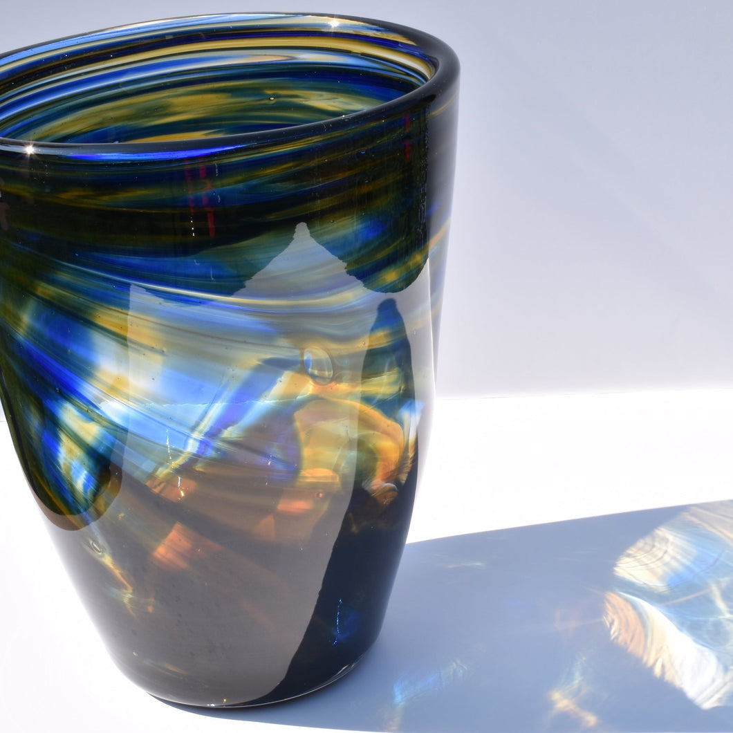 Midnight Glass Vase