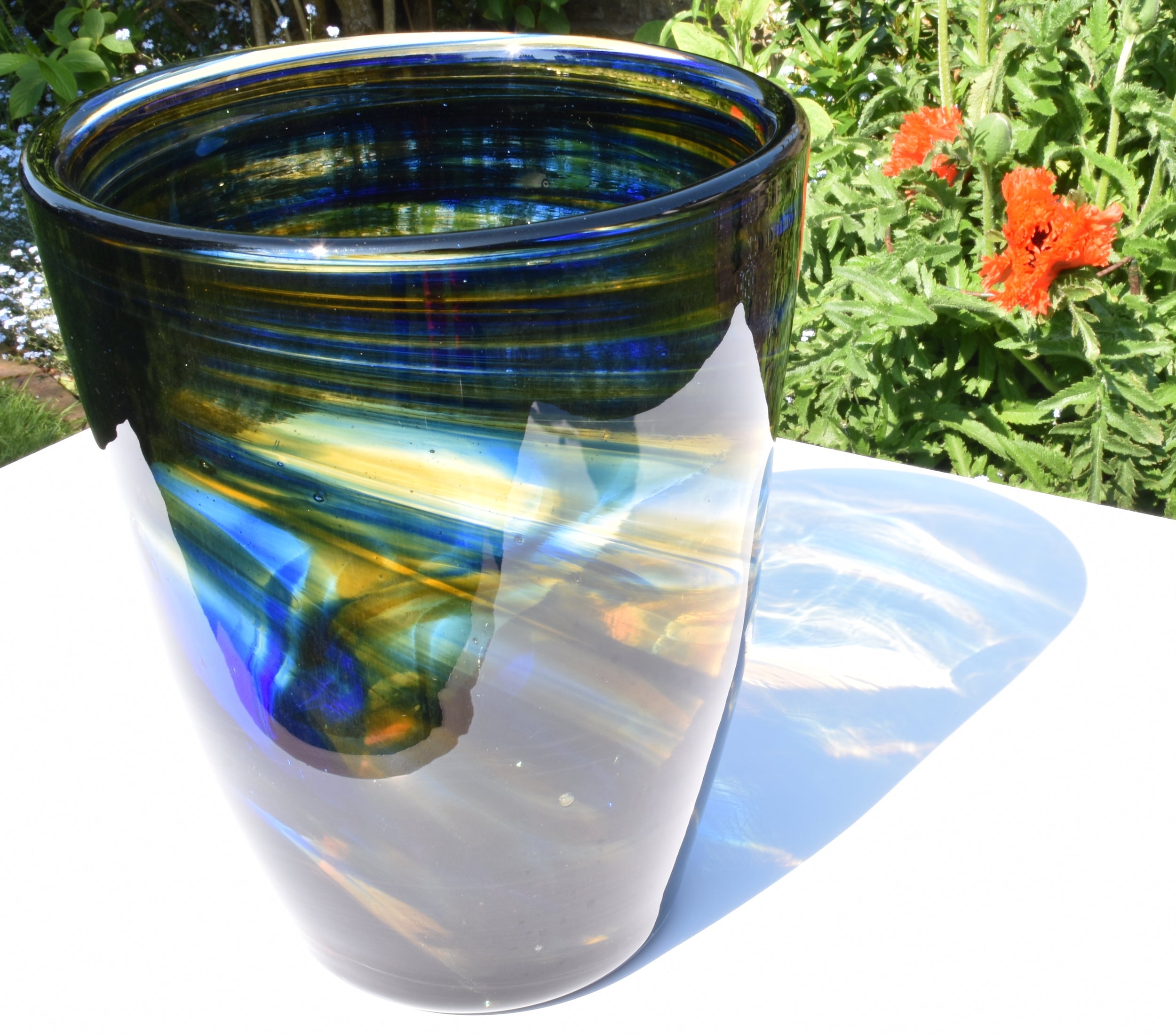 Midnight Glass Vase - Corley Studio Shop