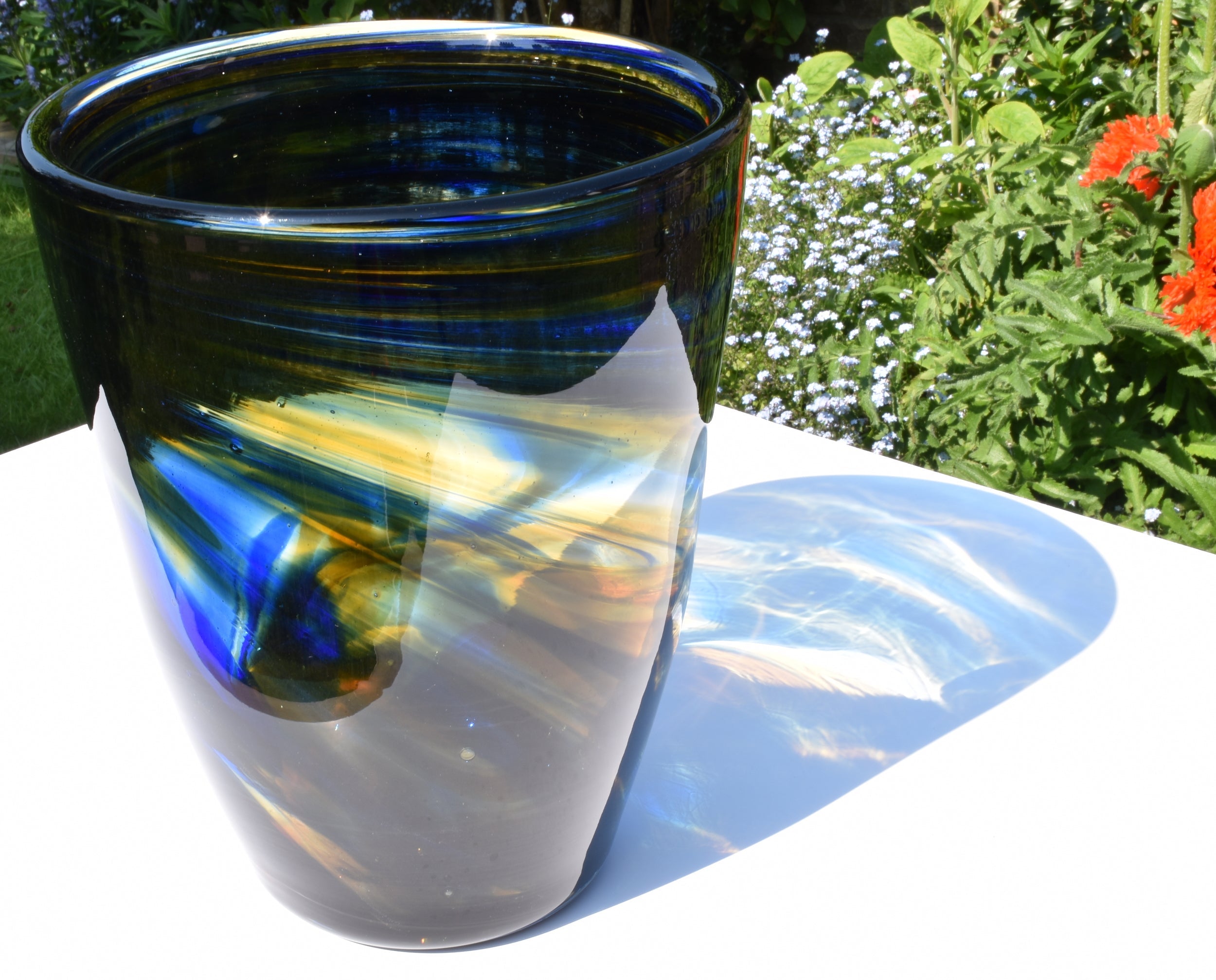 Midnight Glass Vase - Corley Studio Shop