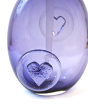 Load image into Gallery viewer, Lilac Heart Perfume Bottle
