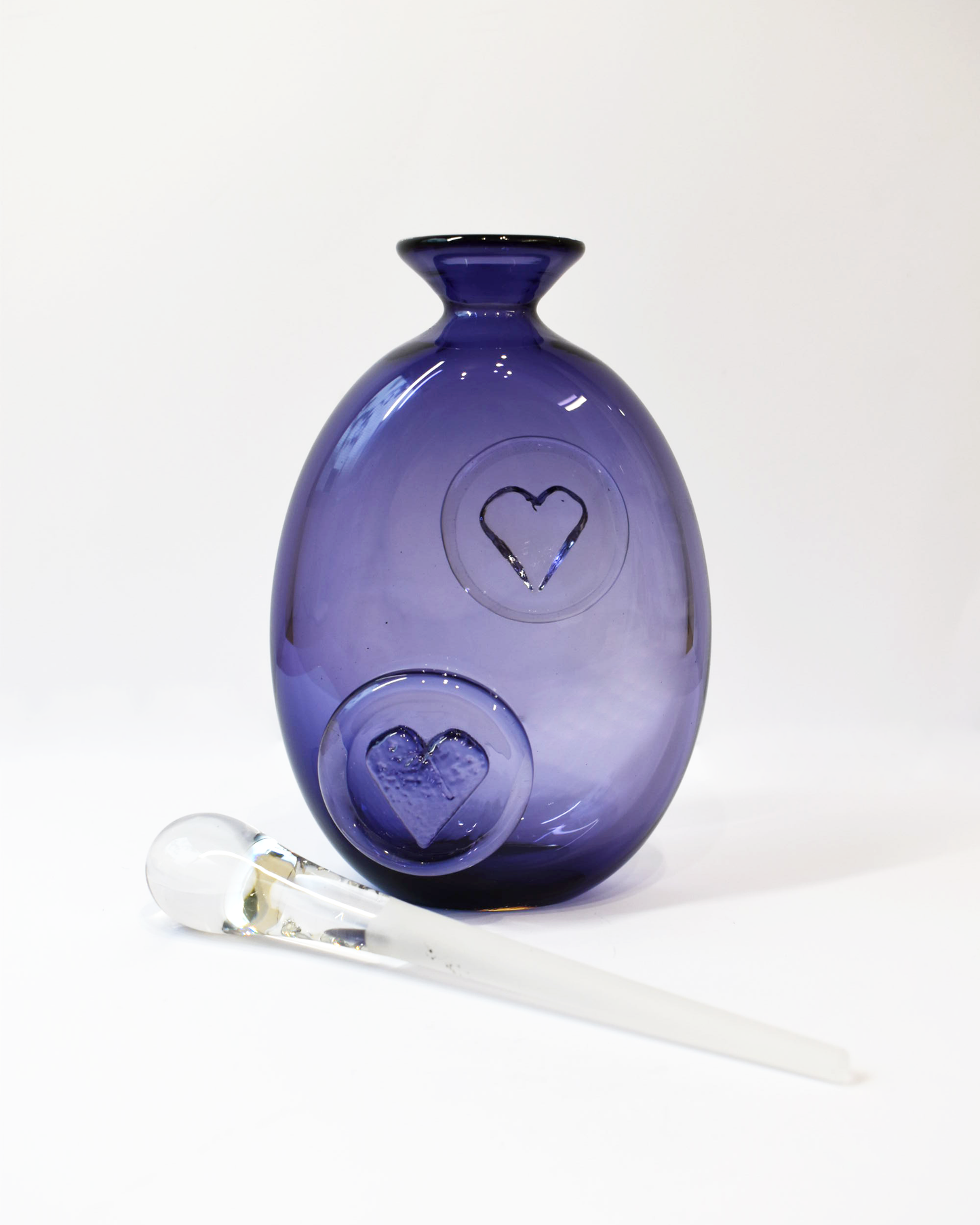 Lilac Heart Perfume Bottle