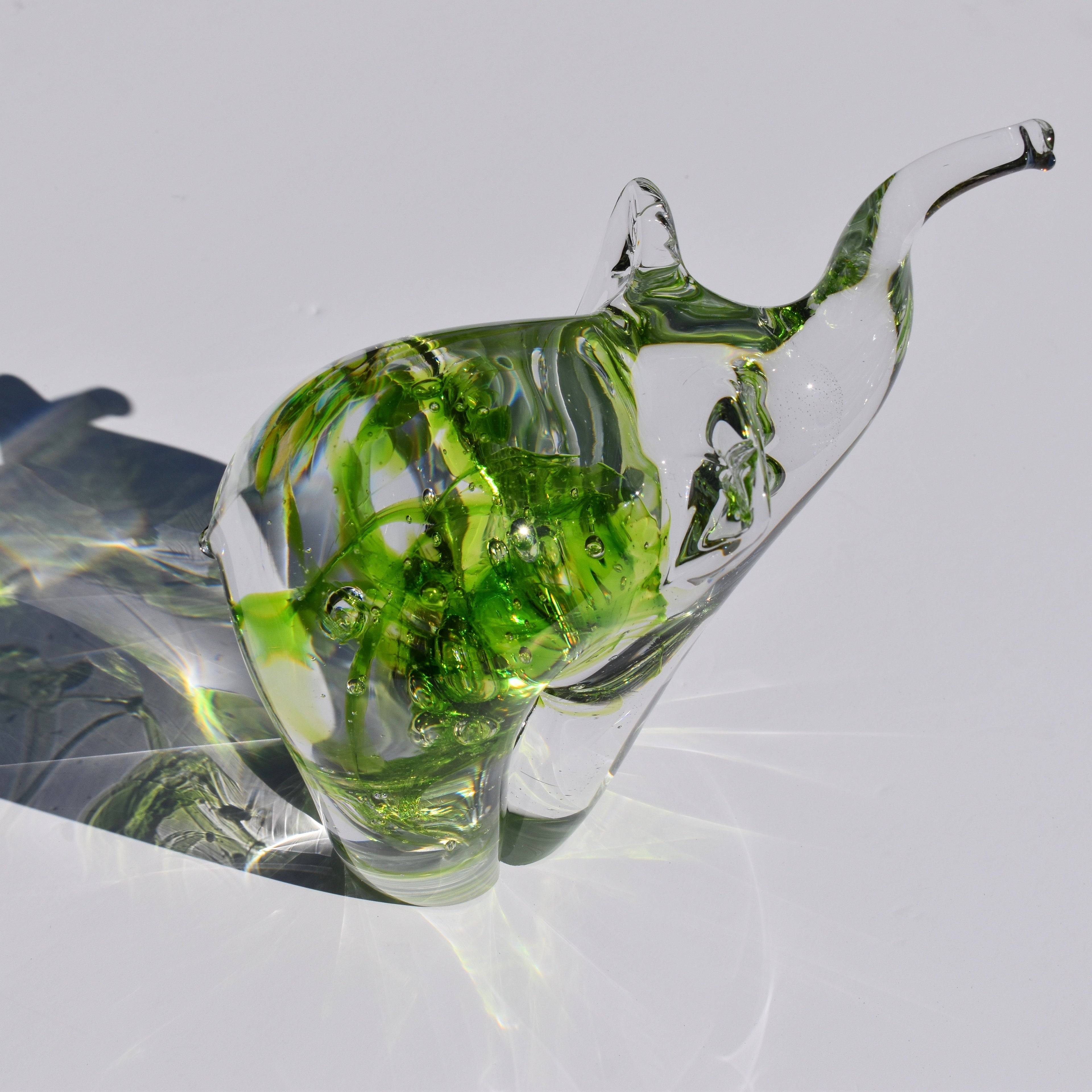 Green Twist Elephant - Corley Studio Shop