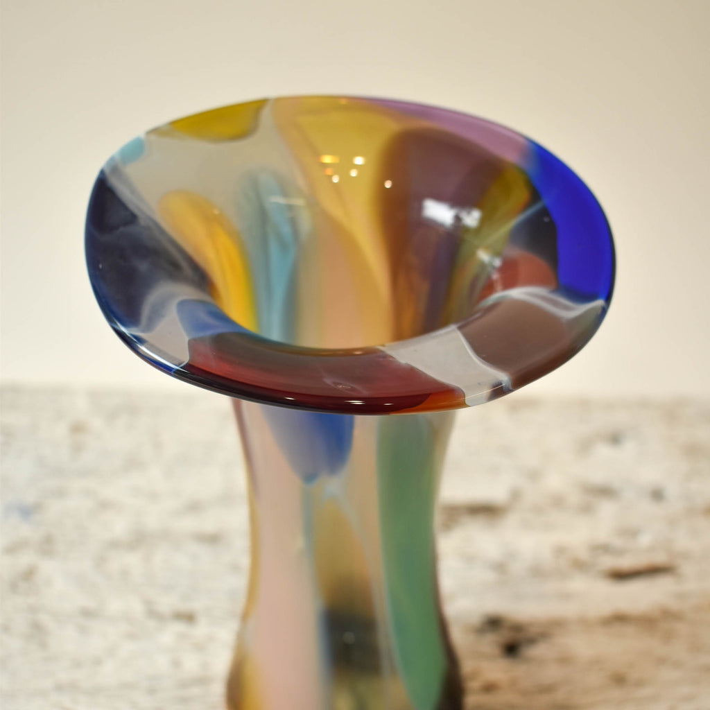 Bright and Bold Glass Open Vase - Corley Studio Shop