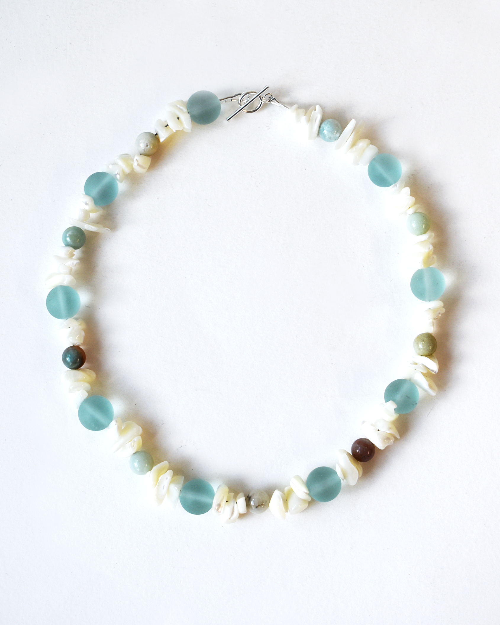 'Seafoam' Mother of Pearl Necklace