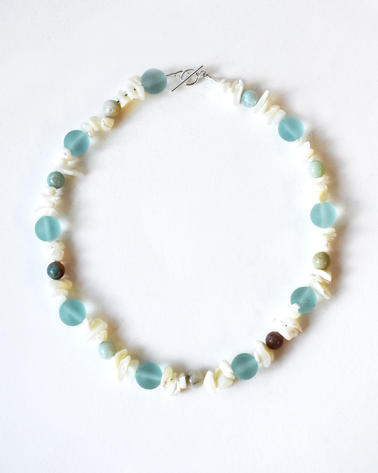 'Seafoam' Mother of Pearl Necklace