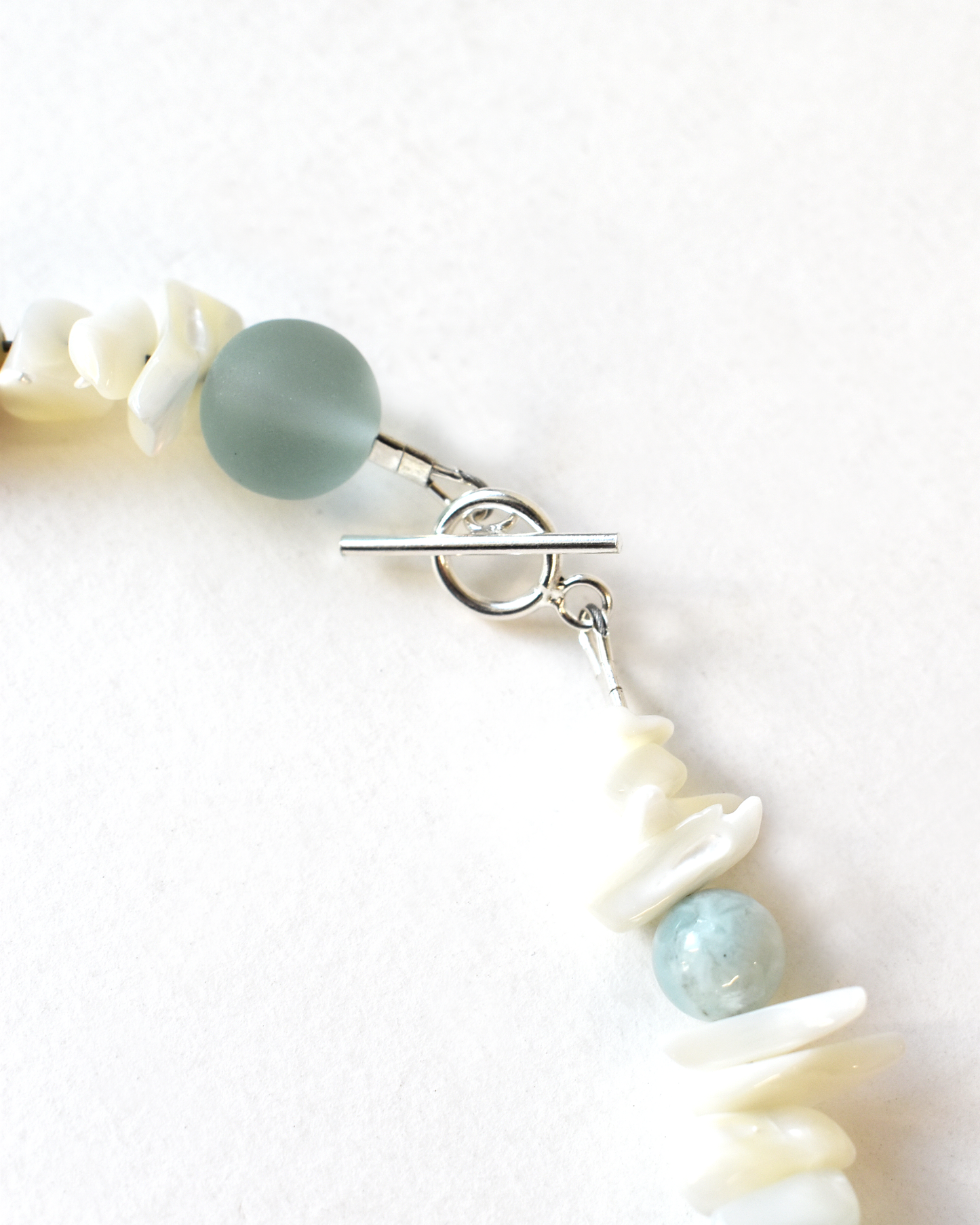 'Seafoam' Mother of Pearl Necklace