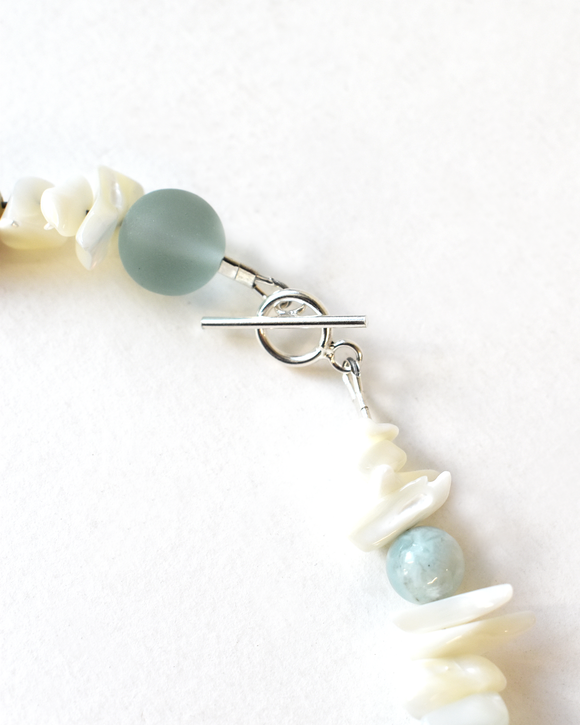 'Seafoam' Mother of Pearl Necklace