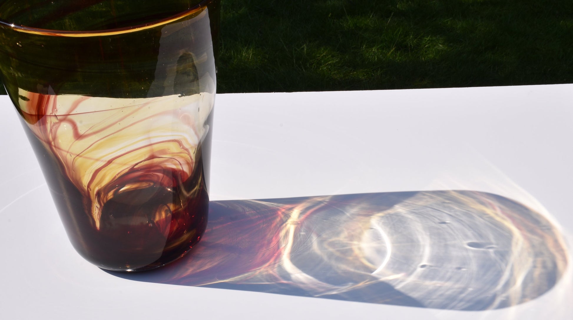 Summer Sunrise Glass Vase - Corley Studio Shop