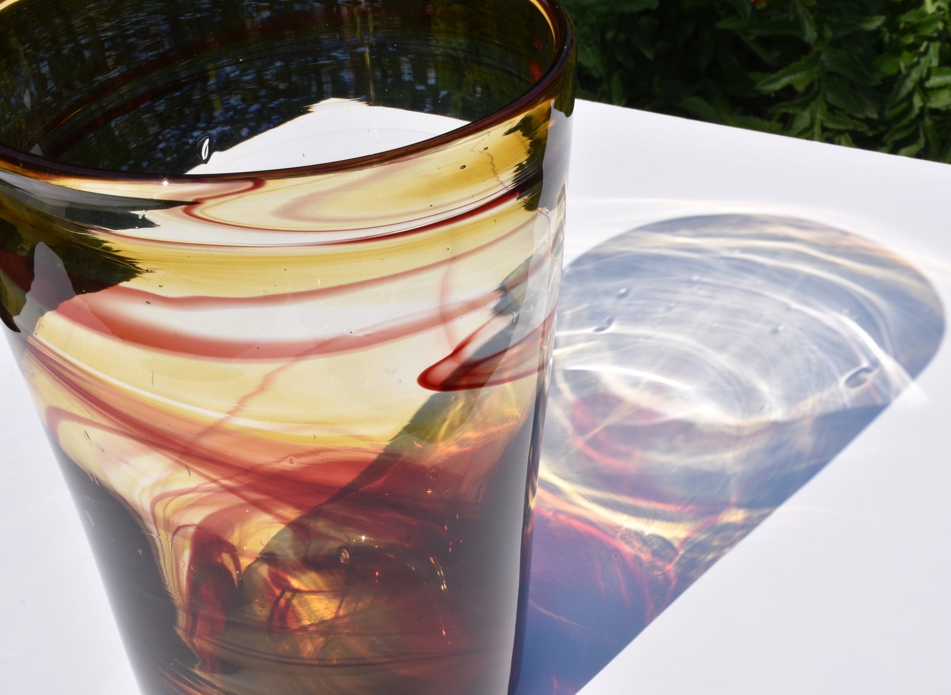 Summer Sunrise Glass Vase - Corley Studio Shop