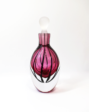 Load image into Gallery viewer, Cranberry Stripe Perfume Bottle
