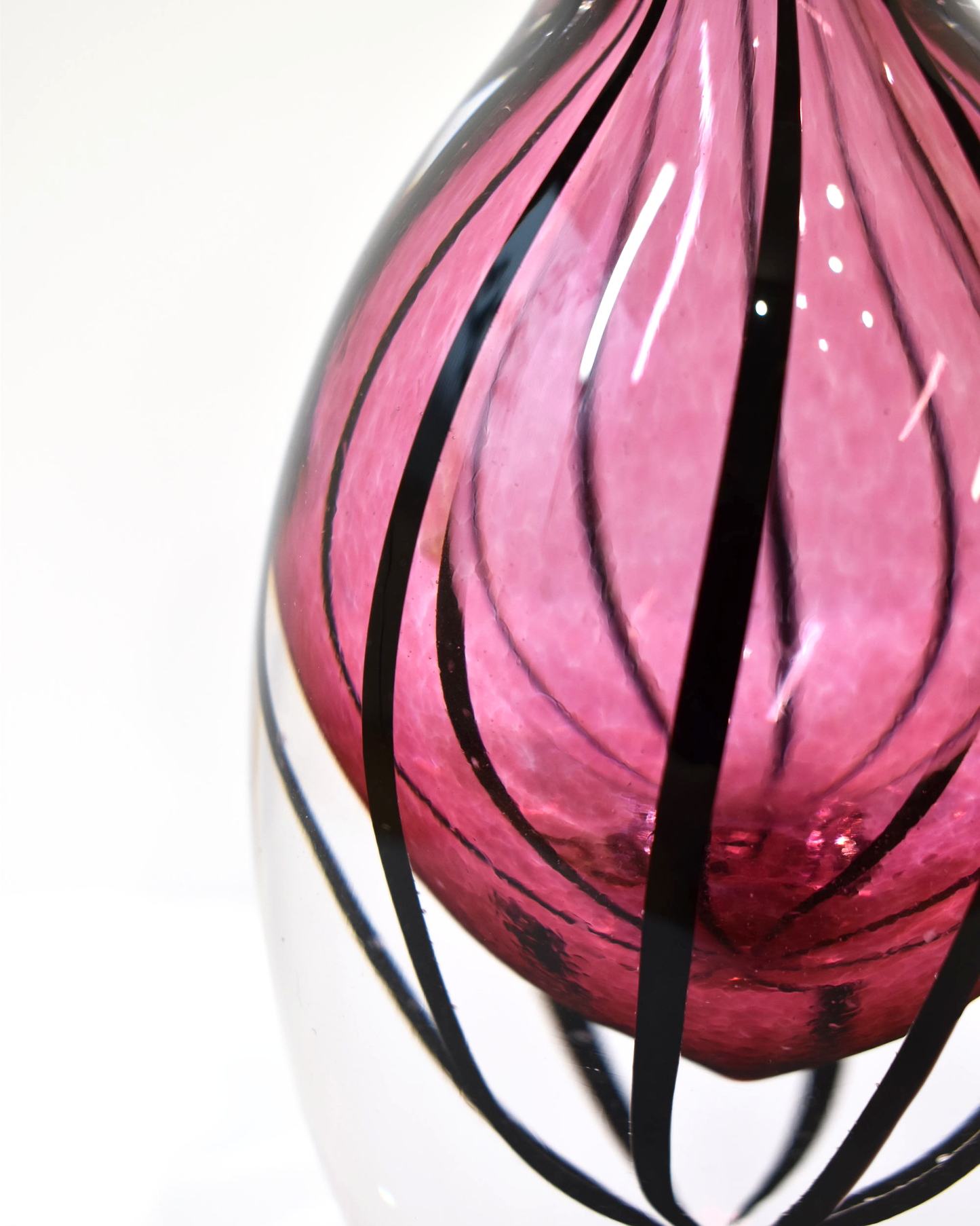 Cranberry Stripe Perfume Bottle